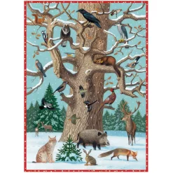 Advent Calendar "Animals In The Snow"