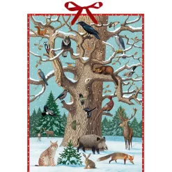 Advent Calendar "Animals In The Snow"