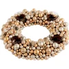 Advent Wreath Made Of Baubles, Gold