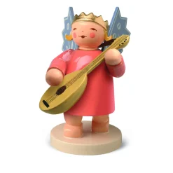 Angel Wearing Crown With Lute