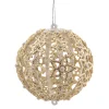 Bauble With Filigree Stars, Gold