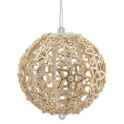 Bauble With Filigree Stars, Gold