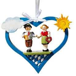 Bavarian Heart With Bavarian Dancers