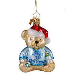 Bear "Baby's 1St Christmas" (Blue)