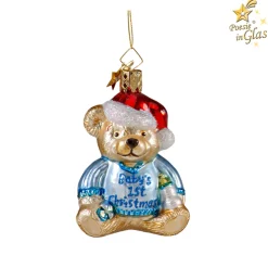 Bear "Baby's 1St Christmas" (Blue)