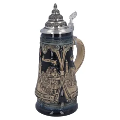 Beer Stein With Tin Lid "Rothenburg With Knight", 0.5L