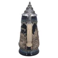 Beer Stein With Tin Lid 