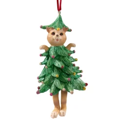 Cat In Christmas Tree