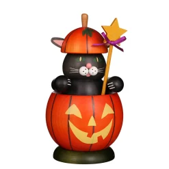 Cat In Pumpkin, Incense Smoker