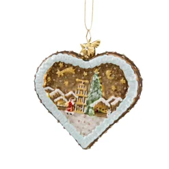 Christmas Tree Ornament Gingerbread Heart