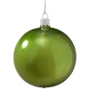 Glass Bauble Opal Green, 10 Cm