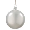 Glass Bauble White, 7 Cm