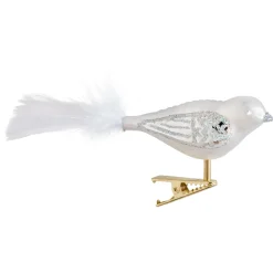 Glass Bird White-Silver
