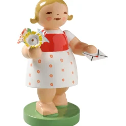 Goodwill Girl With Letter And Flower