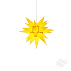 Herrnhuter Paper Star, Yellow, 15.75Inch