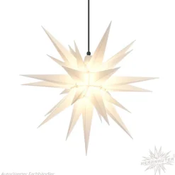 Herrnhuter Star, White, 26.8Inch, Plastic