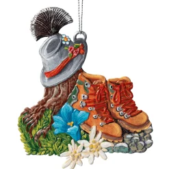 Hiking Boots And Hat