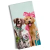 Holiday - Festive Puppy Pack Bright Tea Towel