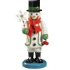 Holzknackl "Snowman", 9.2 Inch
