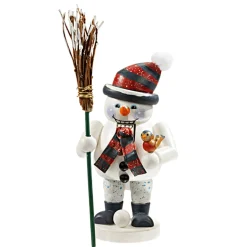 Holzknackl "Snowman", 6.3 Inch