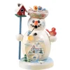 Holzknoddl Snowman "Chirping Of The Birds", Incense Smoker