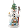 Holzknoddl Snowman "Oh Christmas Tree", Incense Smoker