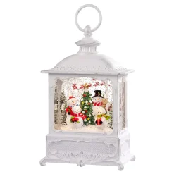 Led Snow Lantern "Snowman Family"