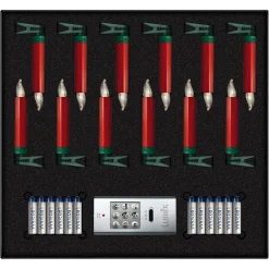 Lumix Superlight Mini 12 Candles Basic Set Red