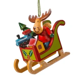 Moose In Sleigh