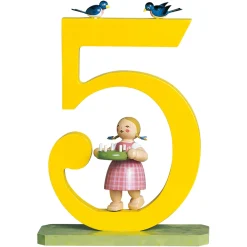 No. "5" Girl With Wreath