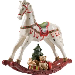 Nostalgic Rocking Horse, White