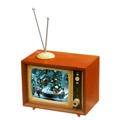 Nostalgic Television "Winterscene With Christmastree", Small