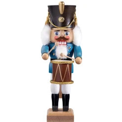 Nutcracker "Drummer", Blue, 11.8 Inch