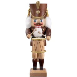 Nutcracker "Drummer", Brown, 11.8 Inch