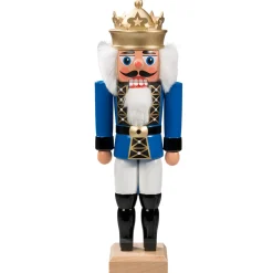 Nutcracker "King" Blue, 10.6 Inch