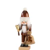 Nutcracker "Santa Claus With Bell" Natural, 11.8 Inch