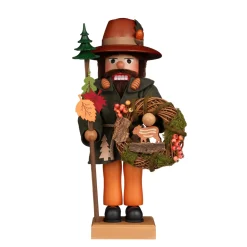 Nutcracker "Woodsman With Autumn Wreath", 18.5Inch