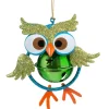 Owl With Bell, Green