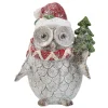 Owl With Christmas Cap