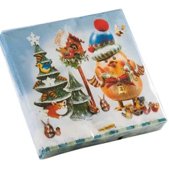 Paper Napkins "Winter Twittering"