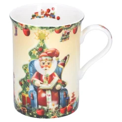 Porcelain Mug "Santa Claus In Armchair"