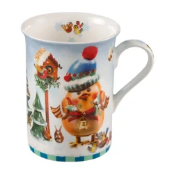 Porcelain Mug "Winter Twittering"