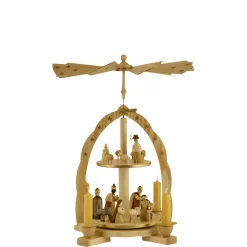 Pyramid "Silent Night With Shepherd And Sheep"