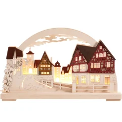 Schwibbogen "Rothenburg Plonlein" 230V With Usb A Port