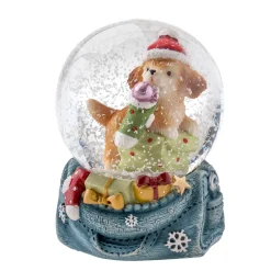 Snow Globe "Christmas Dog"