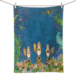 Squirrel Royale Tea Towel