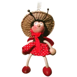 Swinging Figure "Ladybug With Dress"