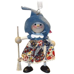 Swinging Figure "Witch", Blue