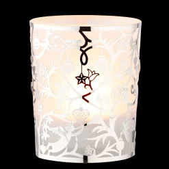 Tealight Glass "Christmas In The Forest", Silver