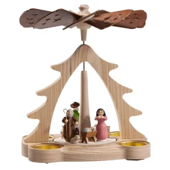 Tealight Pyramid "Silent Night"